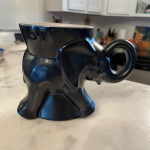 Black Frankoma 1971 GOP elephant mug